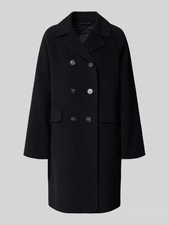 Max Mara Regular Fit Mantel aus Wolle Modell ZOLFO in Black, Größe 34