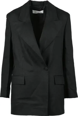 Nineminutes Linen Jacket - Black