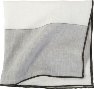 Pom Pom at Home Napa Set of 4 Linen Napkins in Light Grey at Nordstrom