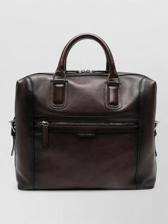 Officine Creative jules 007 leather laptop briefcase bag