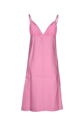 Jacquemus Womens La Robe Camison Pink Principal:laine Vierge Soie Abiti Dress