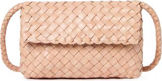 Loeffler Randall Vinnie Woven Leather Crossbody Bag in Desert Sand at Nordstrom