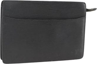 Louis Vuitton Pre-owned Vintage Epi Clutch Bag - Dames - Vintage Clutch - Zwart - ONE Size - Leer - Vintage