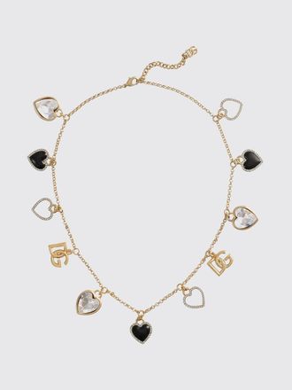 Dolce & Gabbana Collana DG Dolce & Gabbana in ottone con charms e strass