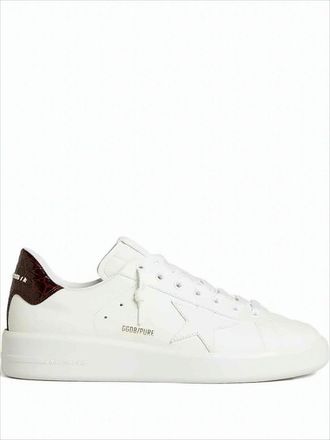 Golden Goose Low-Top White Leather Sneakers