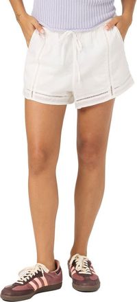 O'Neill Tomi Cotton Shorts in White at Nordstrom, Size Xx-Large