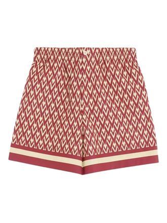 Valentino Garavani Toute La V bermuda shorts - Red