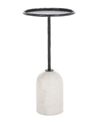 Safavieh Couture Tanyarose Metal & Marble Drink Table