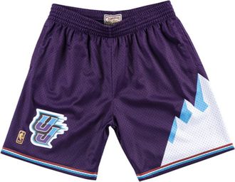 Mitchell & Ness NBA Swingman Shorts Utah Jazz 1996-97 Purple White SMSHAC19028-UJAPURP96