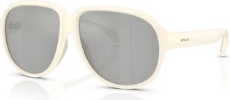 Moncler Halcyonne Zonnebril - unisex - Zonnebrillen - Wit - 60 MM - Accessoires