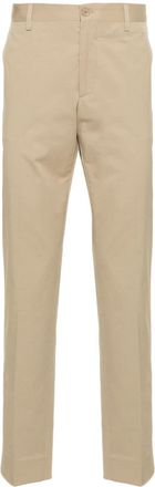 Etro tapered tailored trousers - men - Elastane/Cotton - 50 - Brown