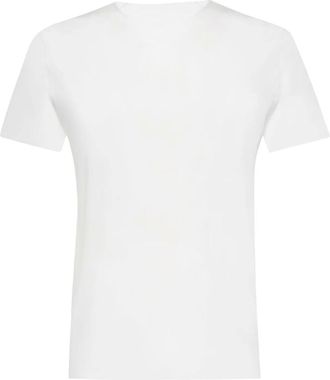 Wolford Tops, Heren, Wit, XL, Wol, Pure T-shirt
