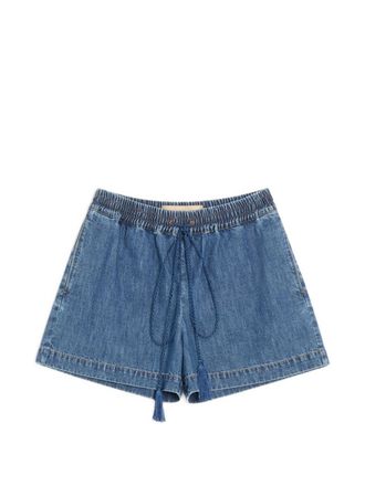 Valentino Womens Made In Italy Denim Shorts