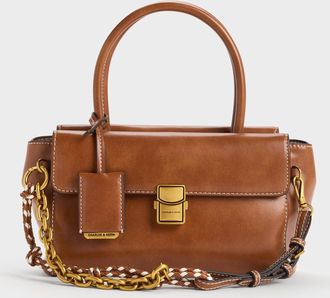 Charles & Keith Acelynn Rope-Chain Tote Bag