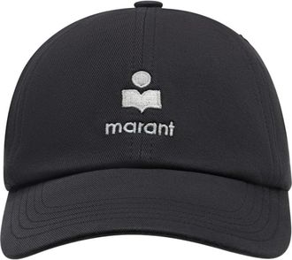 Isabel Marant Tomas Cap - Dames - Petten - Zwart - 59 CM - Katoen - Accessoires