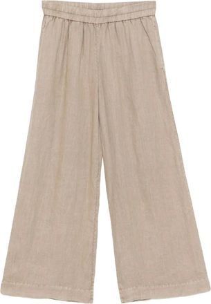 James Perse Pantaloni in lino - Marrone