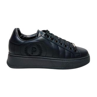 Pollini Sneakers, female, Black, Size: 10 US Sneaker Nappa