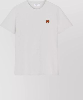 Maison Kitsuné cotton t-shirt featuring fox head design
