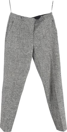 Stella McCartney Stella McCartney taps toelopende broek van grijze wol