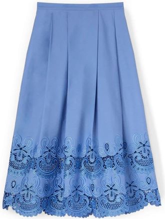 Motivi Dames, Rokken, Blauw, Maat: 2XS Katoen