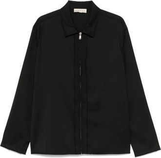 Paura Shin Overshirt Met Rits - Heren - Casual Overhemden - Zwart - L - Overhemden