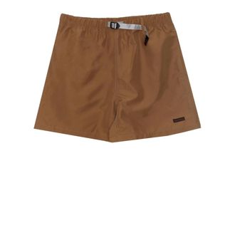 Gramicci Canyon Elastic Waist Shorts - male - Gramicci - Short Shorts - Brown - 2XL - Shorts