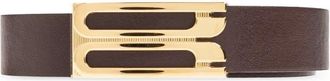 Victoria Beckham Frame Belt - Dames - Riemen - Rood - 100 CM - Leer - Accessoires