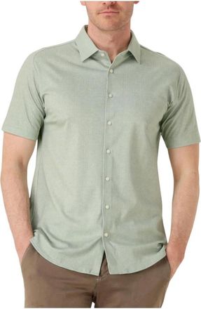 DeSoto Overhemden, Heren, Groen, S, Casual Kent Overhemd voor Heren