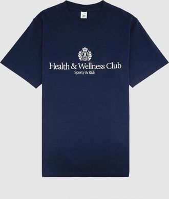 Sporty & Rich T-Shirt H&W Dark Navy