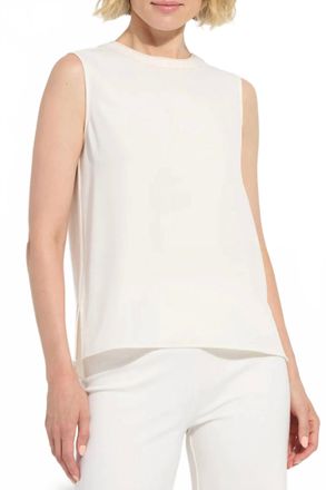 Lyss&eacute; Kavita Crew Neck Top In Shell