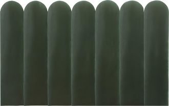 Pascal Morabito Cabecero de cama JAPI de Pascal Morabito - 210 cm - Terciopelo - Verde - de Pascal Morabito