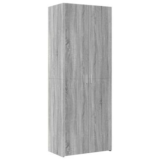 Berkfield Home Highboard Grey Sonoma 70x42.5x185 cm Engineered Wood