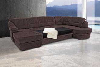 Sit&more Wohnlandschaft »Savoni U-Form« wahlweise mit Bettfunktion