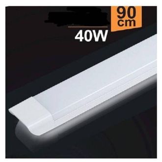 Trade Shop Trade Shop Traesio - Trade Shop - Plafoniera Led Slim 40 W 90 Cm Sottopensile Ripiani Luce Calda Fredda Naturale