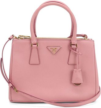 Prada Pink Leather Tote Bag (Pre-Owned)