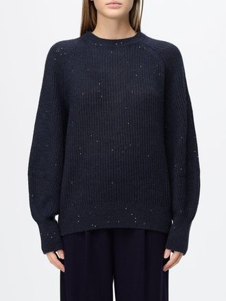 Brunello Cucinelli Sweatshirt Woman color Blue