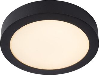 Lucide L&aacute;mpara de techo de aluminio con 1 led integrado, negro