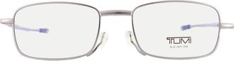 Tumi Reading Pilot Mens Eyeglasses VTU802 SIL 53 +1.50