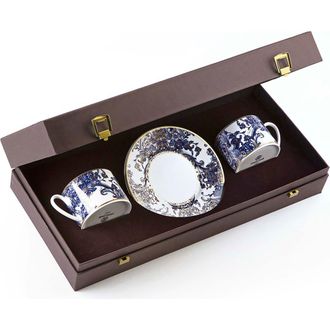 Roberto Cavalli Tea Cup & Saucer with Luxury Box in Azulejos at Nordstrom