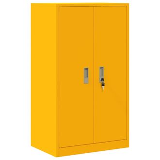 vidaXL Armario De Almacenamiento Amarillo Mostaza 60 X 40 X 105 Cm Vidaxl