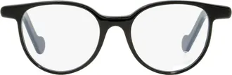 Moncler ML5032 Oval Acetate Eyeglasses - Black