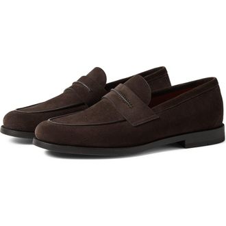 Ermenegildo Zegna Suede Driving Loafer in Dark Brown at Nordstrom, Size 10.5Us
