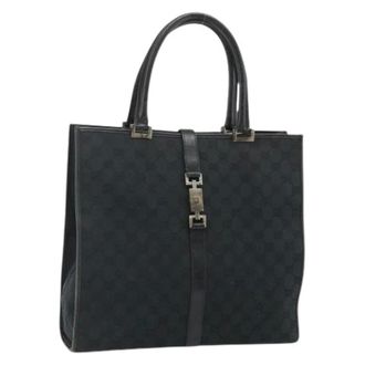 Gucci Pre-owned Tote Bags, female, Black, Size: ONE SIZE Pre-owned Vintage Tote Bag
