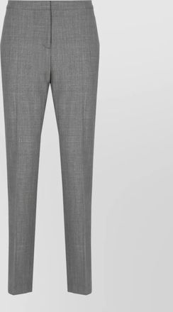 Fabiana Filippi creased front wool trousers light detail