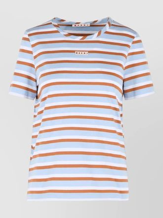 Marni cotton t shirt short sleeves round neck