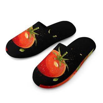 Generic Fresh Tomatoes Mens House Slippers Slip Indoor Slipper On Shoes Warm Outdoor
