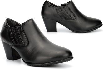 Generic Ladies Leather Boots Ladies Ankle Boots Size 6 Womens Block Heel Boot Size 8 Casual Boot Womens Block Heels Zip Fastening Real Leather Upper Comfort S