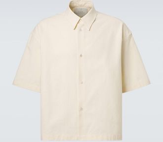 STUDIO NICHOLSON Sanko cotton and linen shirt