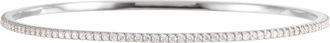 Diamond2Deal 14k Gold 2 CTW Lab-Grown Diamond Stackable Bangle Bracelet 8
