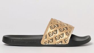 Emporio Armani Sliders EA7 in gomma con logo stampato